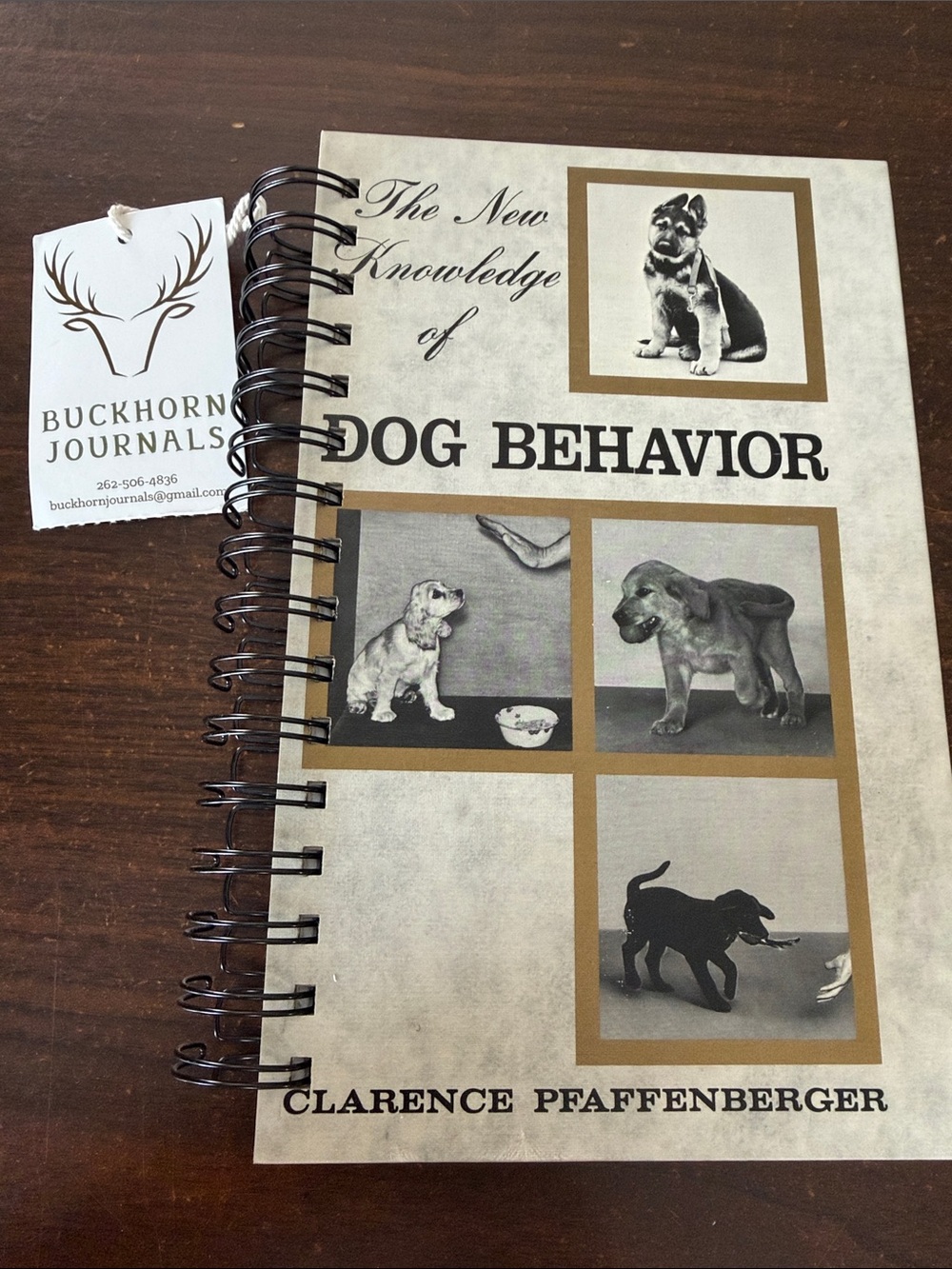 Dog Behavior Notebook Journal Clarence Pfaffenberger Buckhorn Journals